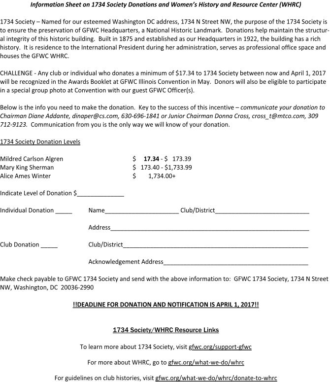 1734 Society Donations and WHRC__ Resources.rtf